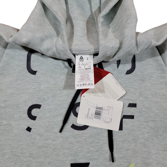 Reebok Womens Rc SpeedWick Hoodie CD5760 Eucaly Sweatshirts (Sz S) - Picture 4 of 10